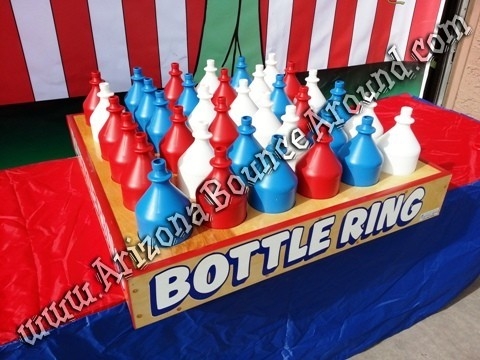 Bottle Ring toss game carnival game - YouTube