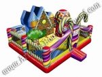 Inflatable Candy Land Playland Rentals in Denver Colorado