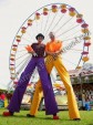 Hire circus stilt walkers in Denver Colorado